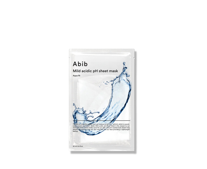 Mild Acidic pH Sheet Mask Aqua Fit